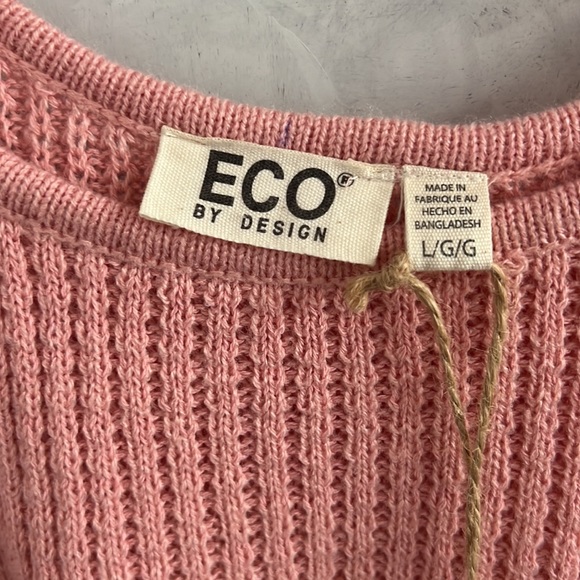 Women ECO by Design Knitted Tank Top, NWT Size L - Picture 3 of 6